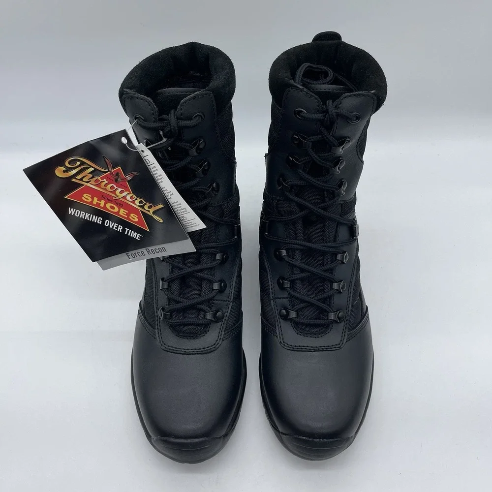 Thorogood 834-6092 Men's Size 8.5 W Black Leather 8